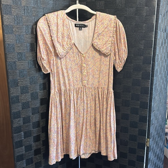 Motel Rocks 70s‎ Prairie Girl Floral Madsen Babydoll Dress, Women’s Size XS - Picture 2 of 16